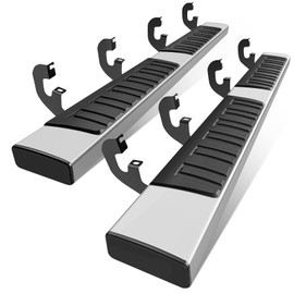 PZ 6" Crew Cab Running Boards for 2019-2026 Chevy Silverado/GMC Sierra 1500, 2020-2026 2500HD 3500HD Mirror Stainless Steel Side Step Nerf Bar