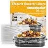 30 Count Electric Roaster Liners, Fits 16, 18, 22 Quart