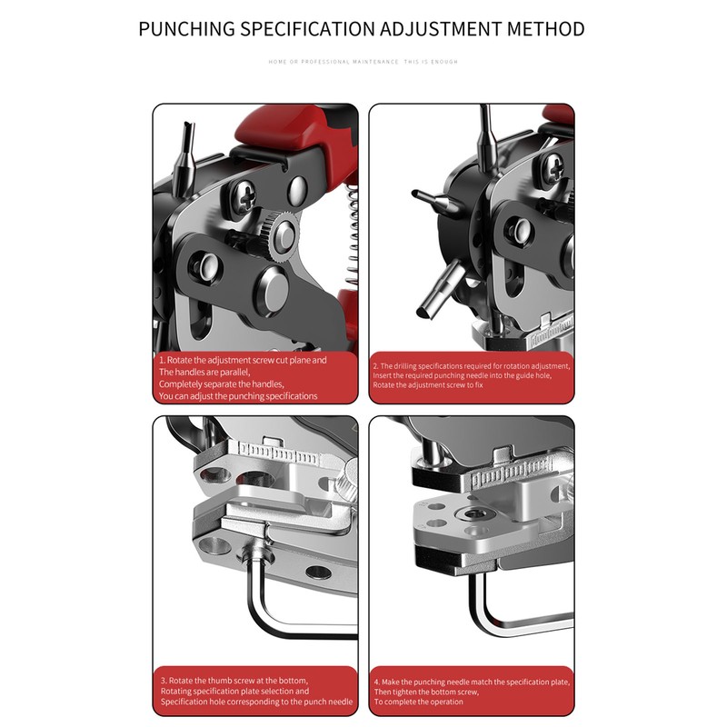 Leather Hole Puncher Punch Plier for Belts Watch Bands Handbag