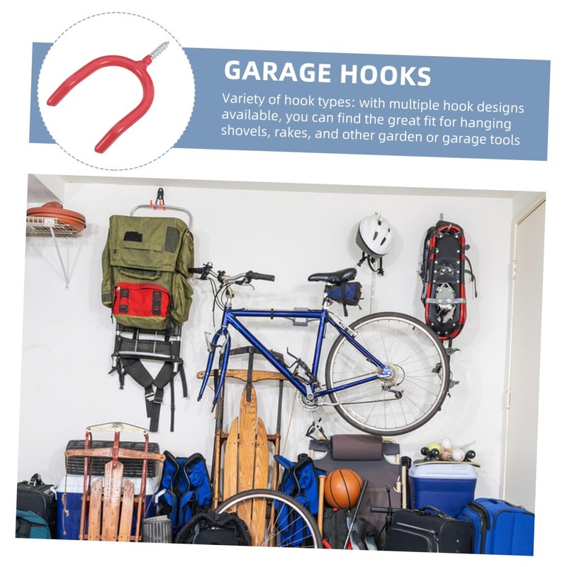 ABOOFAN Heavy Duty U Shaped Utility Hooks for Garage Storage