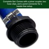 Ultimate Layflat Discharge Hose Pipe Set - 10m x 25mm