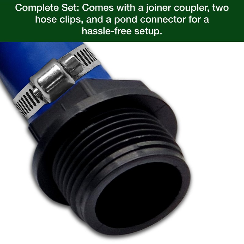 Ultimate Layflat Discharge Hose Pipe Set - 10m x 25mm