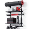 Home Gym Storage Shelf Only, Adjustable Gym Equipment Organizer Wall