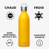Qwetch - Matt Insulated Flask Active Yellow Curry 1 Litre