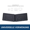 Perixx PERIBOARD-805 Ergo, Bluetooth 5.1 Faltbare ergonomische Tastatur, Ultra-dünnes tragbare