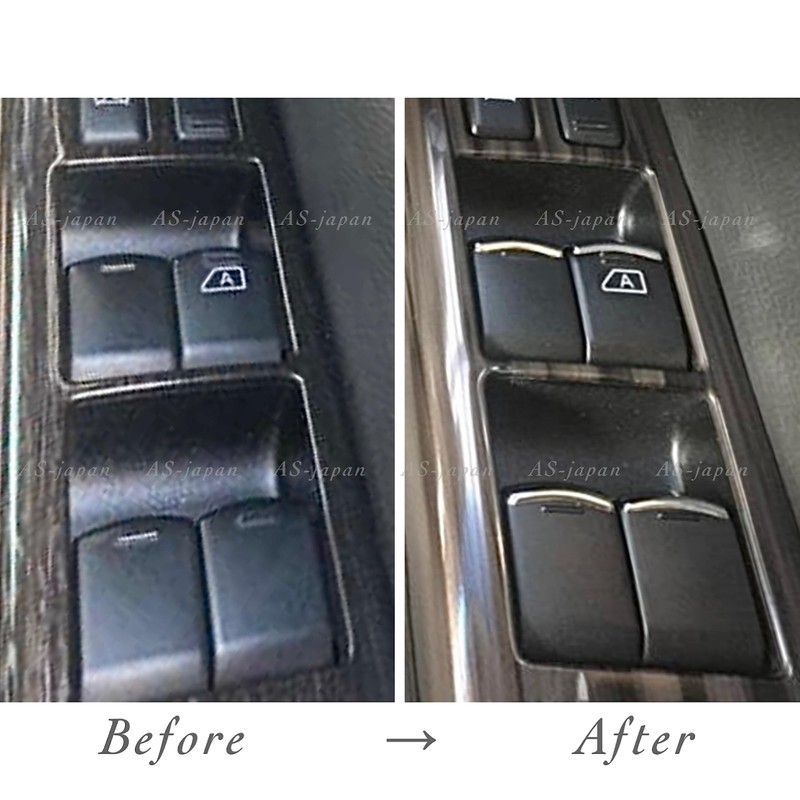 Nissan Elgrand E52 Dedicated Power Window Switch Plated Decorative Cover