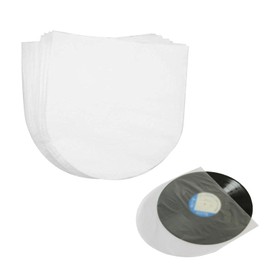 Vinyl Record Inner Sleeves, LP Protective Sleeves, LP Inner Sleeves, Semitransparent LP Sleeves, Record Sleeves, Antistatic Vinyl Protective Sleeves, for 12 Inch Records, Pack of 50