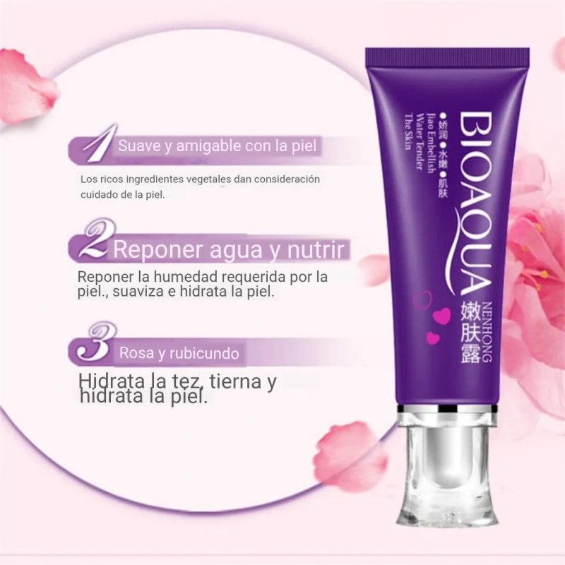 Crema Bioaqua Aclarante Zonas Íntima Axilas Piernas Ilumina Frutal