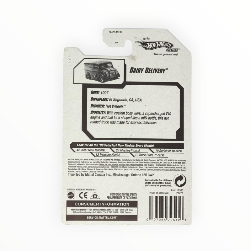 Hot Wheels 2009-158/190 Modified Rides 02/10 Dairy Delivery Scale 1:64