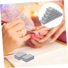 Beavorty 50pcs Manicure Sponge Nail Files Compact Portable Nail Buffers