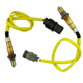 MTKHMN 234-5055 234-4568 Oxygen O2 Sensor Upstream Downstream Compatible with 2012-2017 Hyundai Accent Veloster, for 2012-2016 Kia Soul, for 2012-2018 Kia Rio, 39210-2B220 39210-2B210 39210-2B410 2PCS