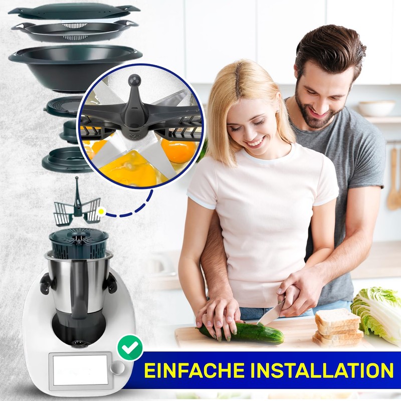 Rühraufsatz Schmetterling für Vorwerk Thermomix TM5 TM6 TM31 - Garantie