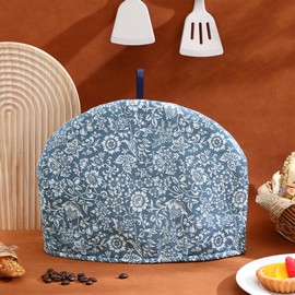 RUNROTOO Tea Cozy Teapot Warmer Insulation Cover Printed Household Tea Pot Cozy Protector for Kitchen Travel and Moving 12.60 X 9.06 X 0.39 in