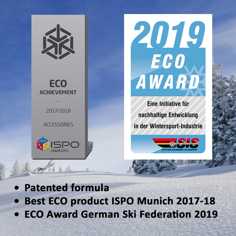 NZERO Organic Liquid Wax for Cross-Country Skiing, Suitable for All