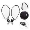 GANAZONO 1 Pair Sleek Motorcycle Rear View Mirrors Durable Side
