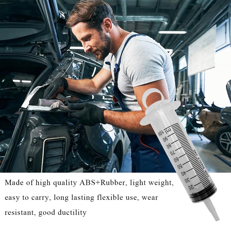 ZNDAW Hydraulic Disc Brake Bleed Tool, 100ML Syringe Motorcycle Brake