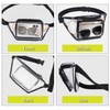 Garnen Clear Fanny Pack Stadium Approved for Women/Men, Transparent Belt