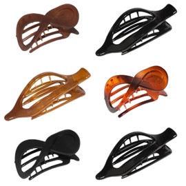 Flat Claw Clips, Horizontal Non-slip Hairpin Barrette Banana Clips - Comfortable Vintage Hairgrips Headdress for Women, Girlfriend, Mother, Wife