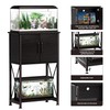 Herture 5-10 Gallon Fish Tank Stand, Metal Double Aquarium Stand