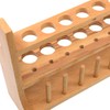 Eisco Labs Wood Test Tube Rack, 13 Hole, 6 Pin