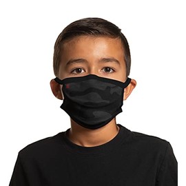 Secret Artist Extra Small, Small Cloth Face Mask. Black Camouflage Reversible Black Cloth Face Mask. Washable and Reusable- Face Mask. Easy Wash-Dry. Proudly Made in USA!