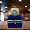NatureBoost Marble Apple Clock, Home Decor Piece. Clock is inoperative