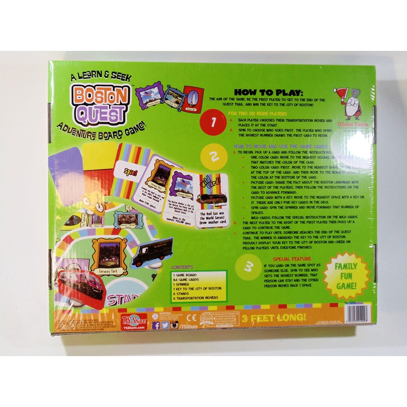 Boston Quest Adventure Board Game