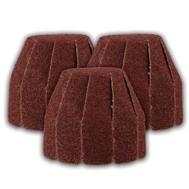 King Arthur's Tools Round Sanding Sleeves 60 grit (3-pk) Fits Inflatable Round Sander for Use with Guinevere Sanding System