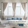 Easy No Drill Curtain Rod Holder, Curtain Rod Holders Single