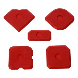 SSHHUI Red Silicone Sealant Tool Convenient Silicone Grouting Scraper Caulk Remover Caulking Tool Sealing Agent Tool for Floor,Windows