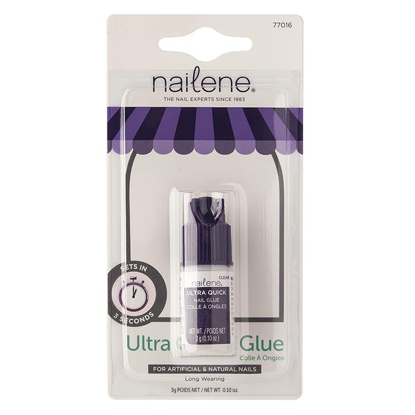 Nailene Ultra Quick Nail Glue for Artificial Nails & Repair