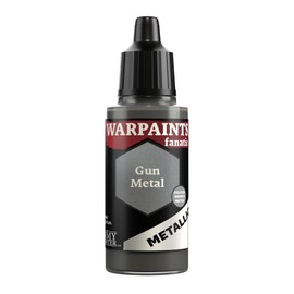 The Army Painter Metallic Pigment Warpaints Fanatic 18ml Hobby Paints (Gun Metal)