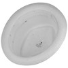 Lipodo Amatillo White Pork Pie Straw Hat Diamond Elegant Hat