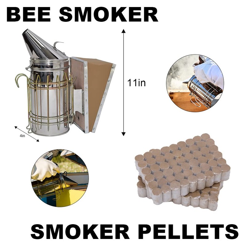 Beekeeping Supplies Bee Keeper Starting Kit 20 Pcs Beekeeping Tool