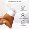 Juego De 5 Botellas De Viaje De Silicona, Contenedor De