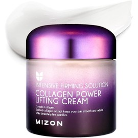 MIZON Crema Hidratante Facial con Colágeno Power Lifting 75 ml - crema facial de noche coreana reafirmante e hidratante con niacinamida, skincare coreano