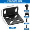 Rack Mount Kit, Adjustable 13-35 mm Rack Bracket, Switch Holder,