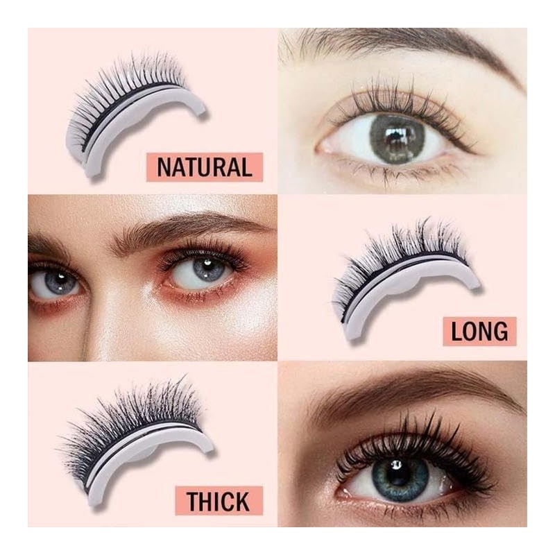  3 Pairs Eternal Joy Eyelashes,Eternal Joy Mart Eyelashes,Reusable Self