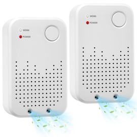 Plug-in Air Ionizers,2 Pack Cat Litter Odor Filterless,Quiet Portable Plug In Air Purifiers for Bedroom,Kitchen, Bathroom, Office,Air Freshener for Pet Odor