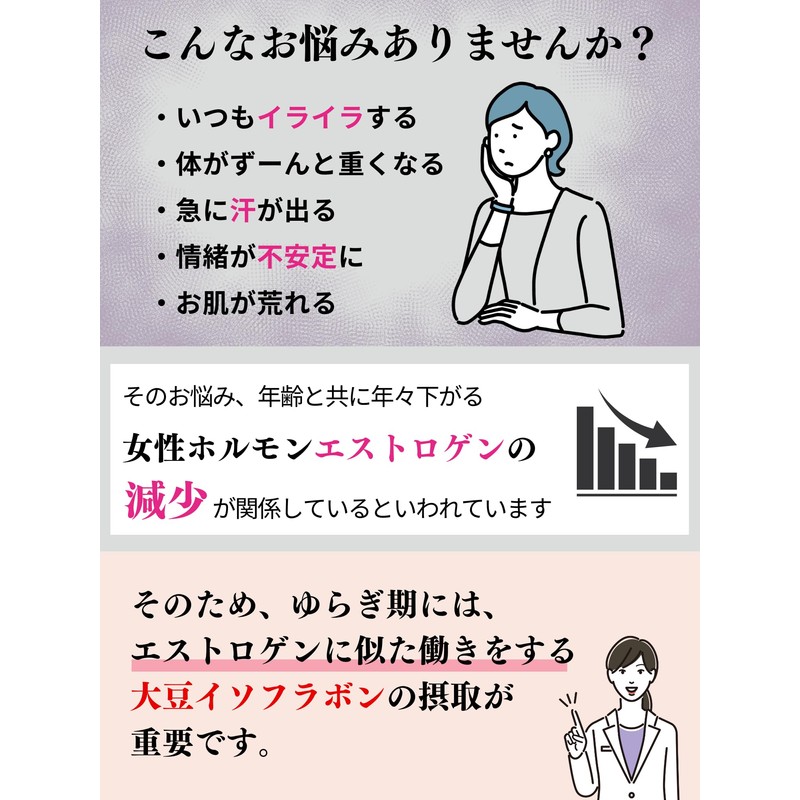 ピュアバランス 大豆イソフラボン サプリ (イソフラボン150mg×乳酸菌15mg配合) アグリコン型高配合 30日分 バランスサポート エバービューティー