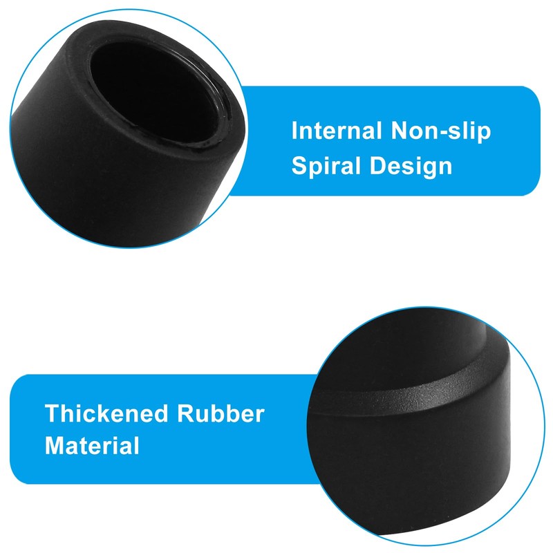 Bonsicoky 2 Pack Rubber Cane Tips 3/4 Inch - Heavy