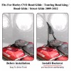 HDBUBALUS 22" Black Detachable Passenger Backrest Sissy Bar For Harley