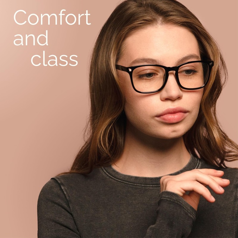 CCVOO 5 Pack Reading Glasses Blue Light Blocking Women/Men, Anti