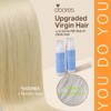 DOORES Hair Extensions Real Human Hair, Bleach Blonde 14 Inch