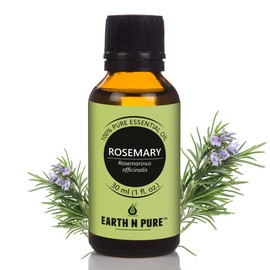Earth N Pure Rosemary Essential Oil | 100% Natural and Therapeutic Grade | Undiluted | for Aromatherapy & Relaxation | Scalp Care | Hair Growth | Anti-Aging | DIY | Skincare | Relaxation | 30ML