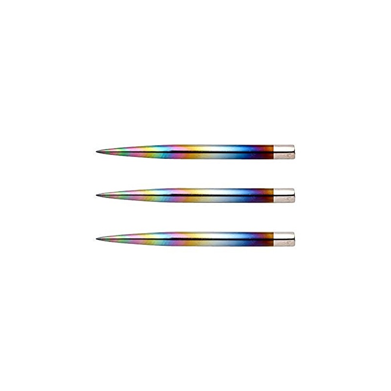 RED DRAGON Specialist Dart Points - Rainbow Effect Coated 32mm