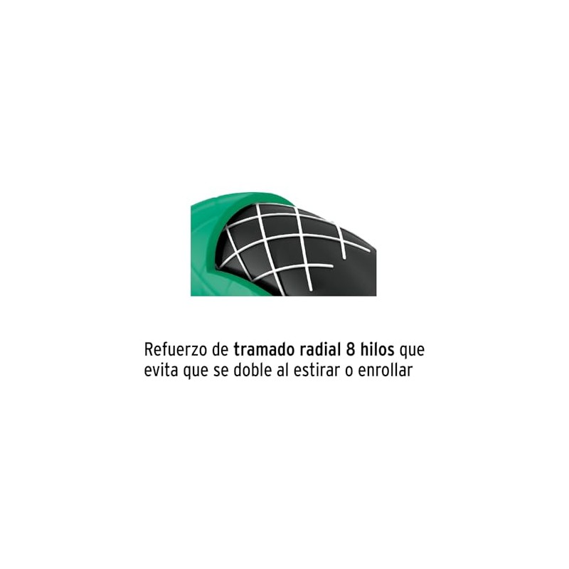 Pretul MAN-10X1/2P, Manguera 1/2", 2 capas, conexiones plásticas, 10 m,