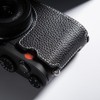 Genuine Leather Retro Camera Case, Half-Wrap Genuine Leather Camera Protector,