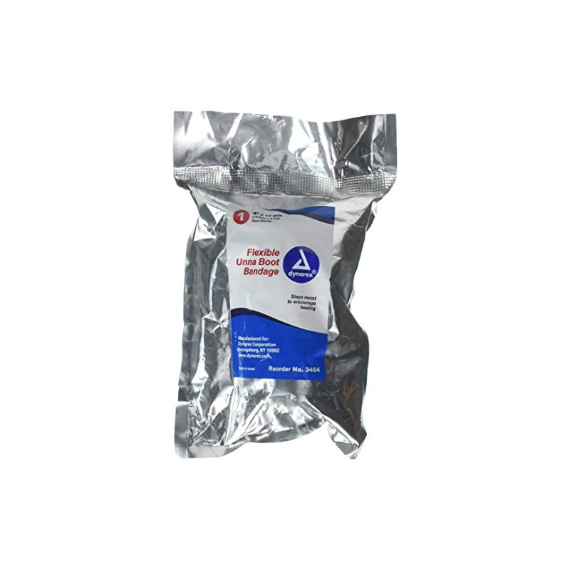 Dynarex Unna Boot Flexible Non-Sterile Bandage 4" X10YD 1 ea