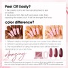 ROSALIND Poly Nail Gel Set, 8 PCS 10ml Clear Neutral